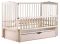 Кровать Babyroom Веселка маятник, ящик, откидной бок DVMYO-3  бук слоновая кость