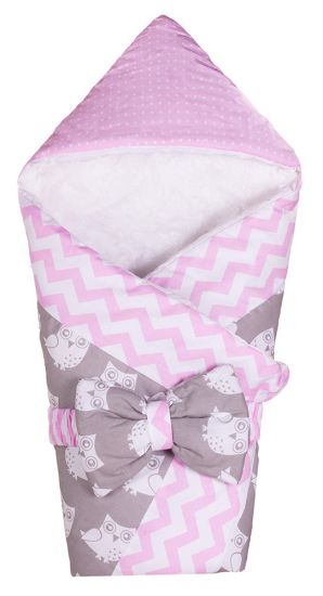 Конверт-одеяло Babyroom Dream DM-010  розовый совы