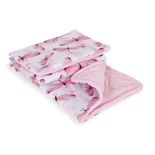 Комплект в кроватку Ceba Baby Плед (75x100) + подушка (30x45)  стрекозки