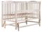 Кровать Babyroom Еліт резьба, маятник, откидной бок DER-6  бук слоновая кость