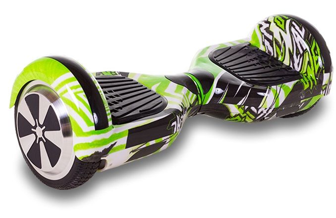 Гироборд Smart Balance U3 6,5 дюймов LED Jungle (зеленый)