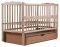 Кровать Babyroom Веселка маятник, ящик, откидной бок DVMYO-3  бук светлый (натуральный)