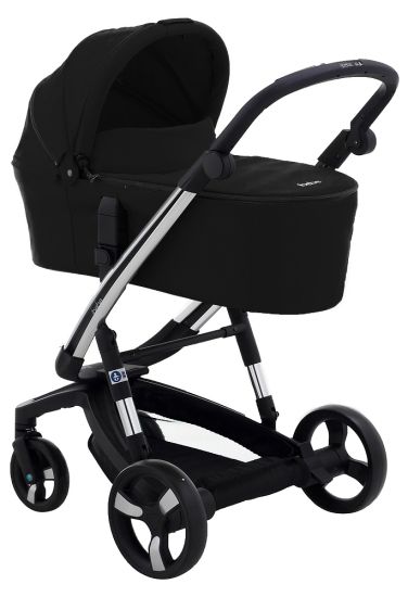 Коляска 2 в 1 Ibebe i-stop Chrome IS7 black
