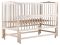 Кровать Babyroom Веселка маятник, откидной бок DVMO-2  бук слоновая кость