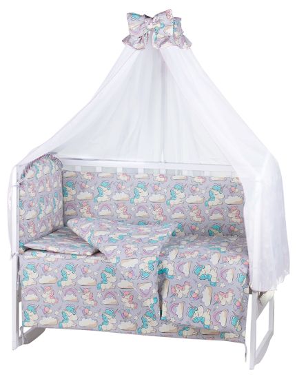 Детская постель Babyroom Comfort-08 серый
