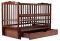Кровать Babyroom Веселка маятник, ящик, откидной бок DVMYO-3  бук орех
