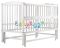 Кровать Babyroom Веселка маятник, откидной бок DVMO-2  бук белый
