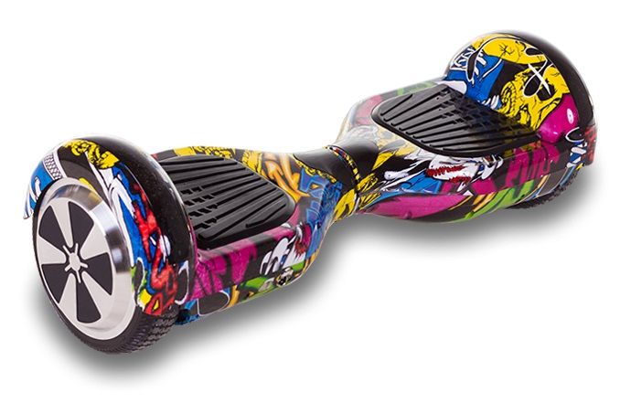 Гироборд Smart Balance U3 6,5 дюймов LED Hip-Hop (графити)