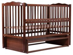 Кровать Babyroom Веселка маятник, откидной бок DVMO-2  бук орех
