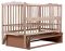 Кровать Babyroom Веселка маятник, откидной бок DVMO-2  бук светлый (натуральный)