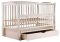 Кровать Babyroom Еліт маятник, ящик, откидной бок DEMYO-5  бук слоновая кость