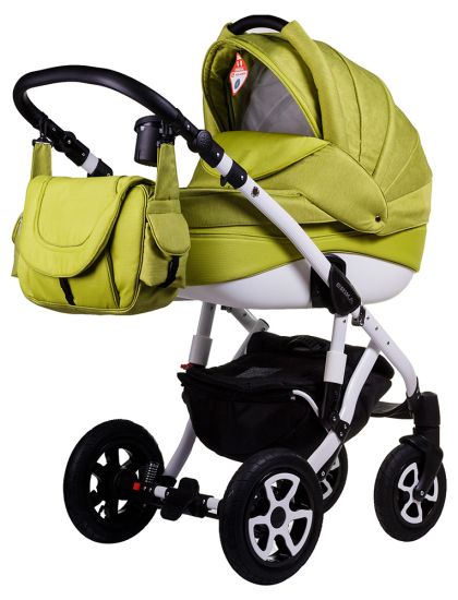 Коляска 2 в 1 Adamex Erika Len 391W