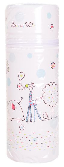 Термоконтейнер Ceba Baby Lovely World Standard 63*63*225мм  белый (жираф, слон)