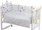 Детская постель Babyroom Classic Bortiki-01 желтый-белый
