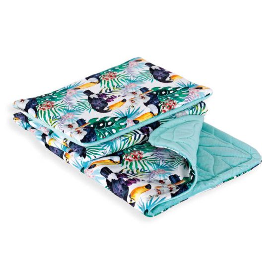 Комплект в кроватку Ceba Baby Плед (75x100) + подушка (30x45)  тукан