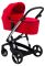 Коляска 2 в 1 Ibebe i-stop Chrome  red