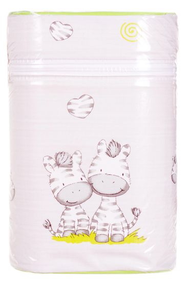 Термоконтейнер Ceba Baby Double   85*155*230мм*2шт бутылочки  серый (зебры)