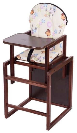 Стульчик- трансформер Babyroom Карапуз-120 тонированный МДФ столешница  желтый (винни пух)